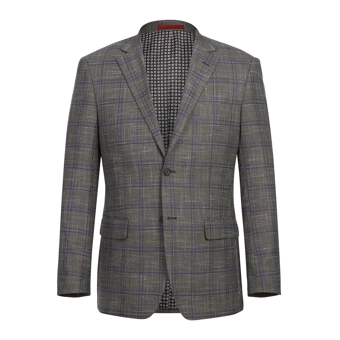 Alessandro Vitello by Renoir New Slim Fit Blazer Brown 294-29 Abrasion Resistant Edges