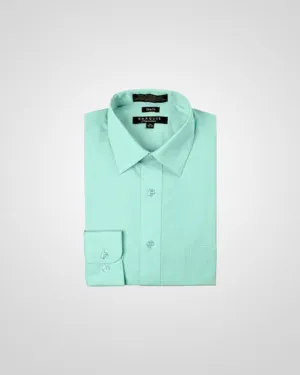 MARQUIS MEN'S SOLID SLIM FIT DRESS SHIRT Polished Finish