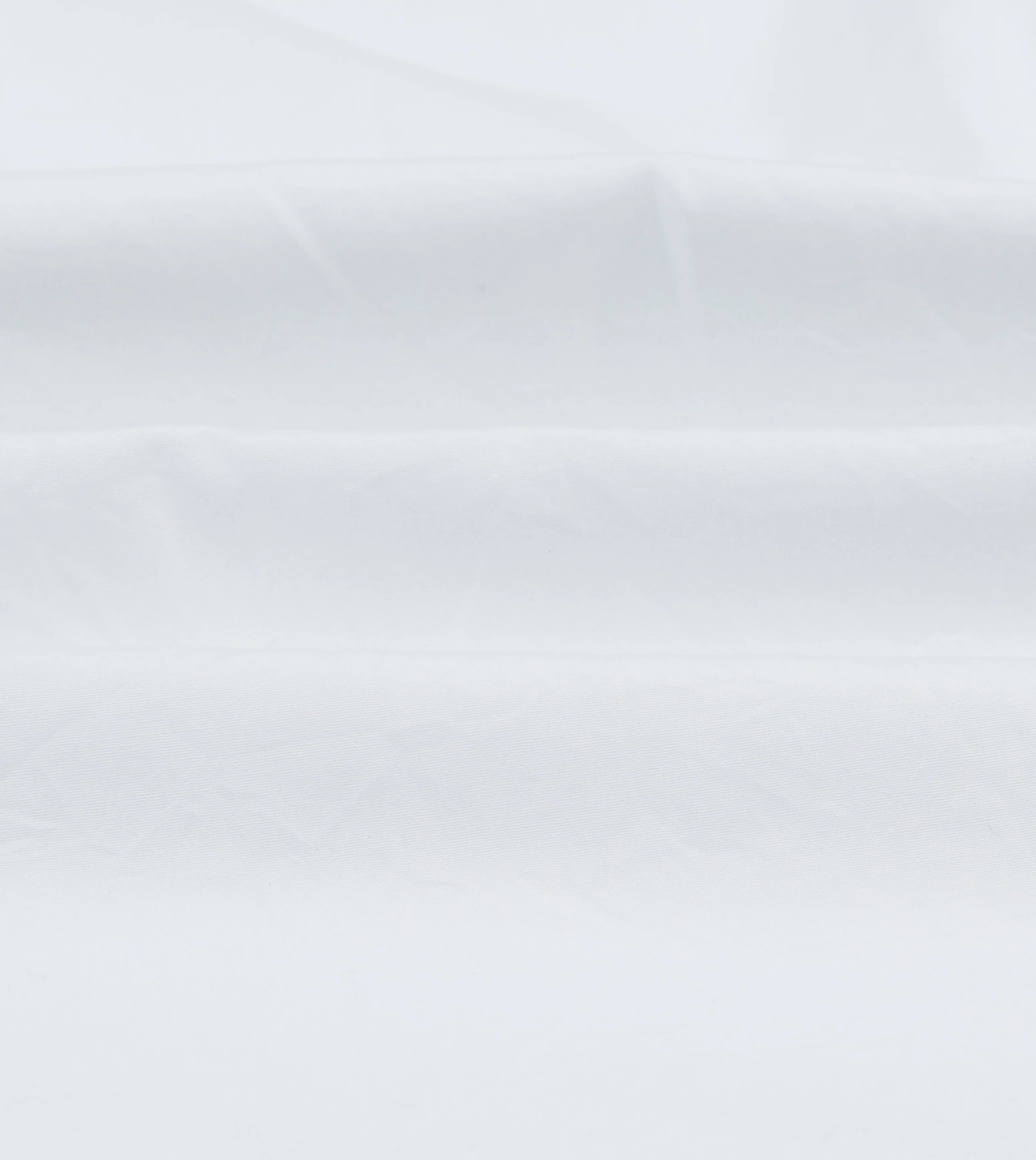 Tear Resistant Reinforcement White Cotton Pocket Poplin Button-Down Shirt