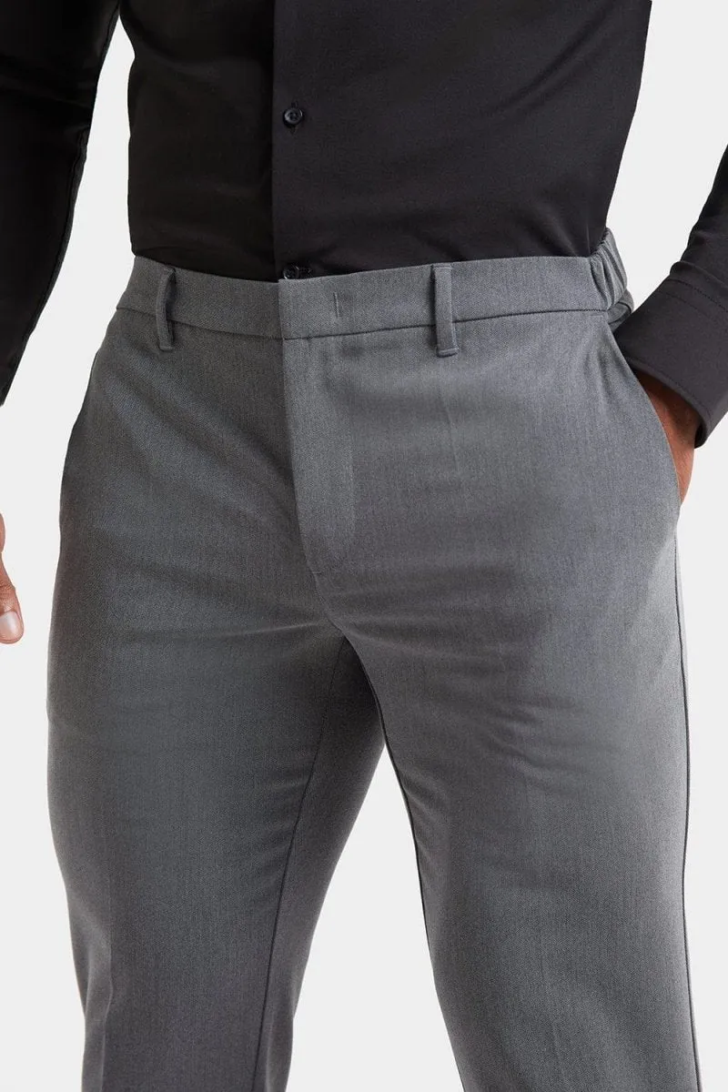 Stay Flexible Athletic Fit Essential Pants in Charcoal