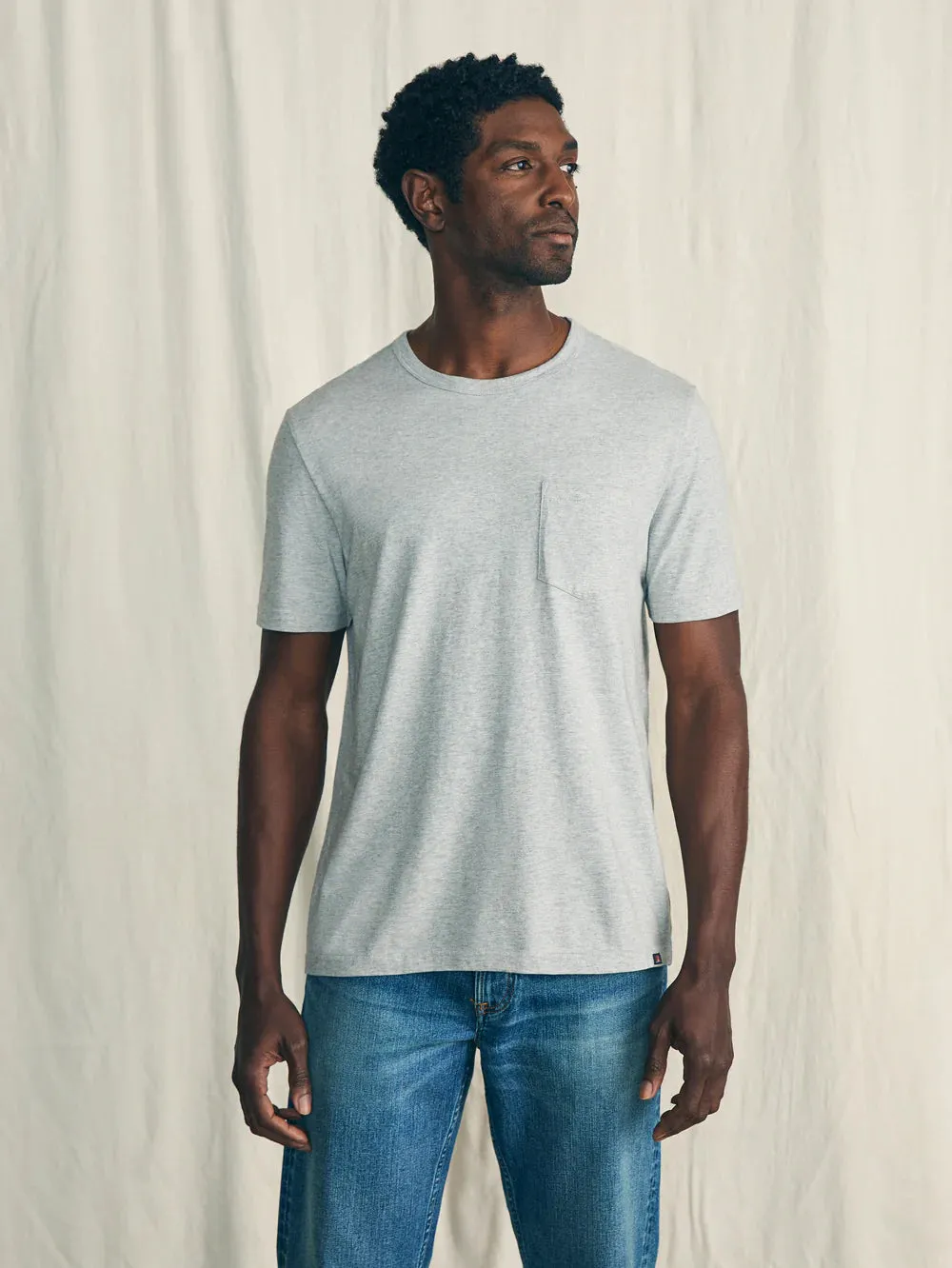 SoftTouchFinish Sunwashed Pocket Tee