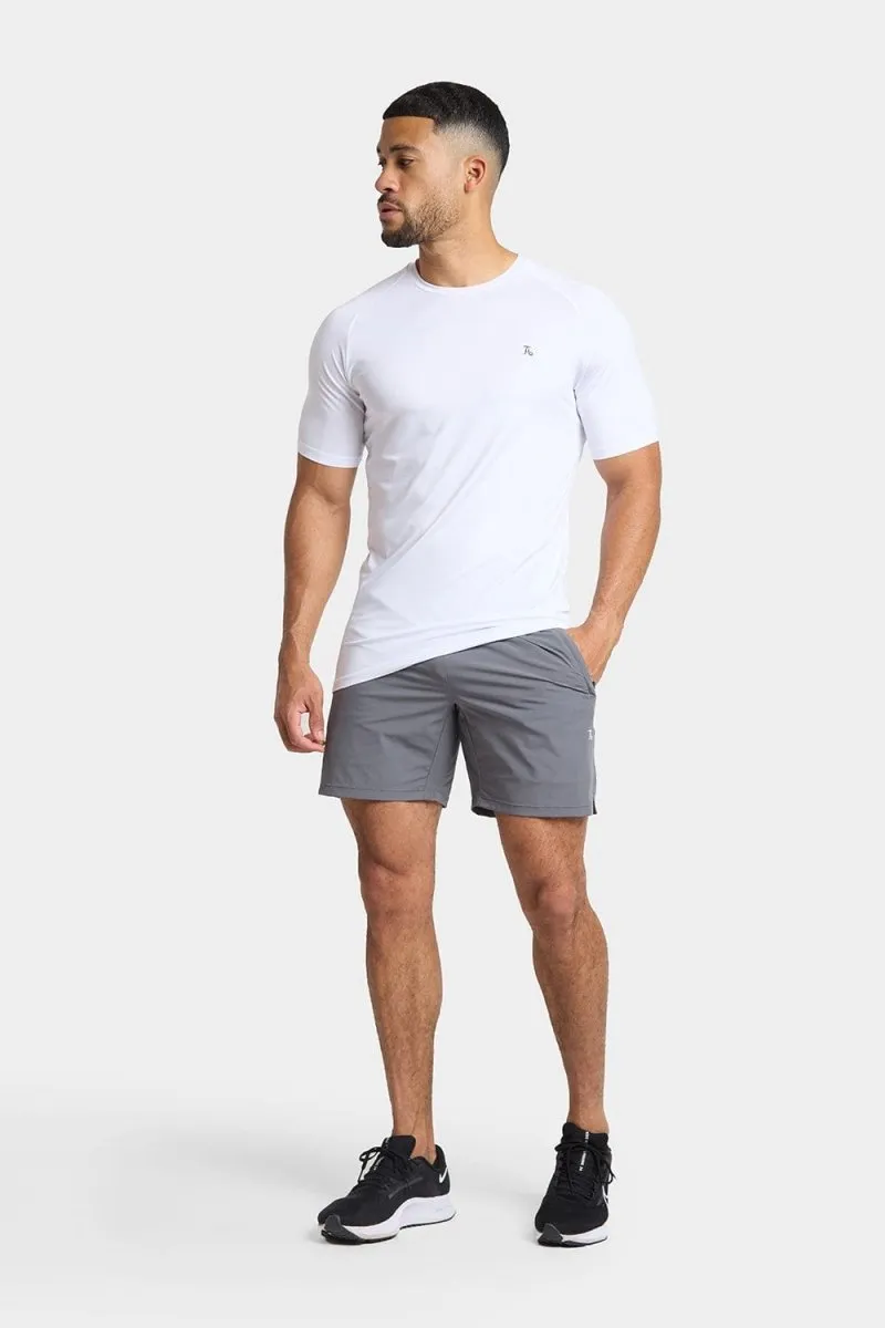 Simple Fashion Training Top in White