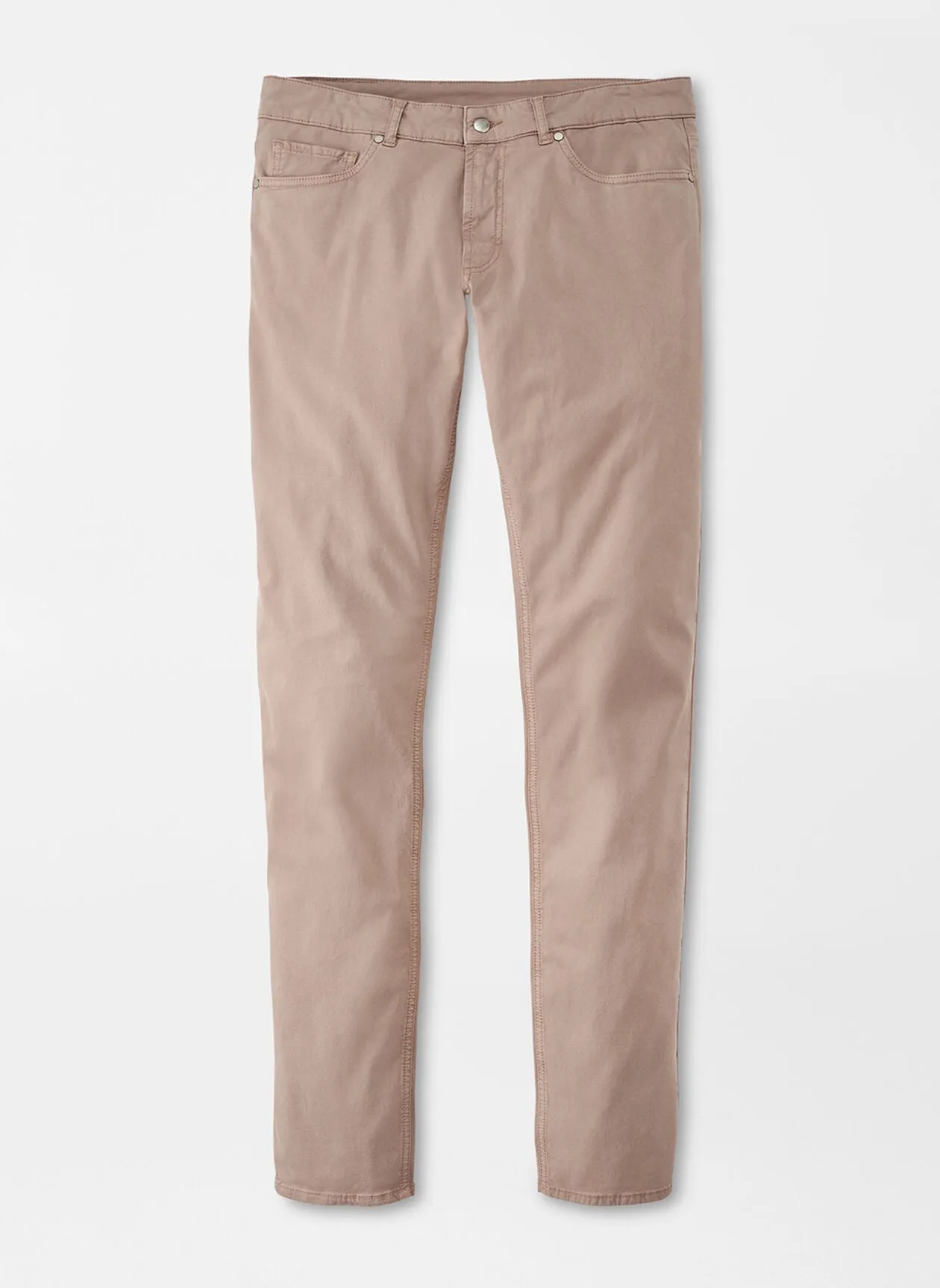 Peter Millar Wayfare Five-Pocket Pant in Khaki Layer-Friendly Fitted Design