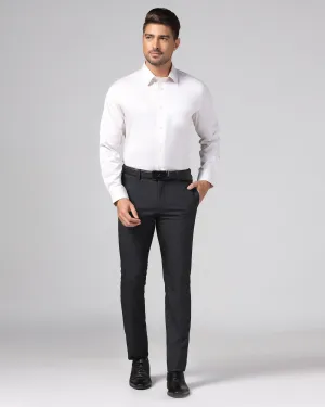 Active Layer Slim Fit B-91 Formal Black Textured Trouser - Ford