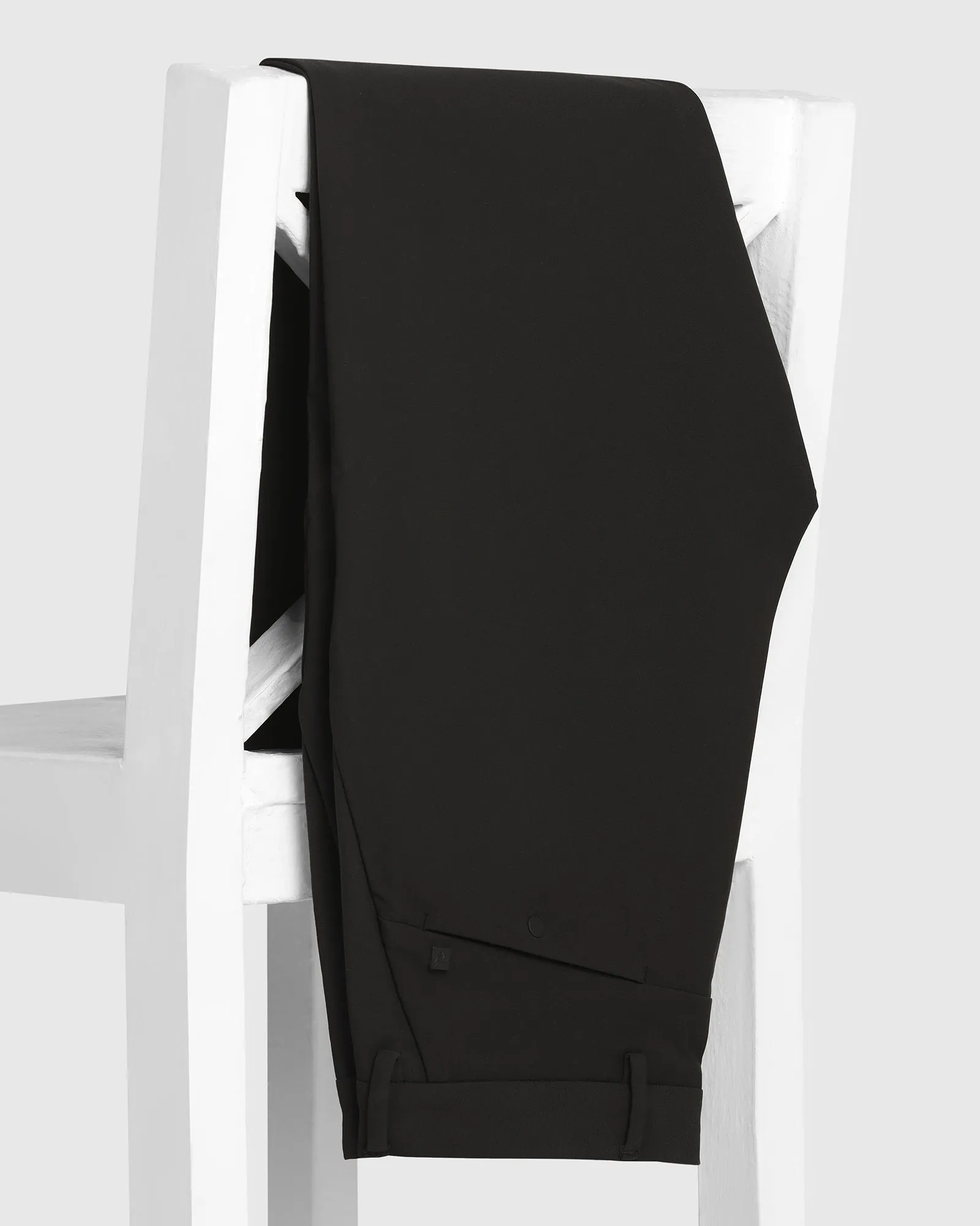 Base Layer TechPro Slim Fit B-91 Casual Black Solid Khakis - Gary