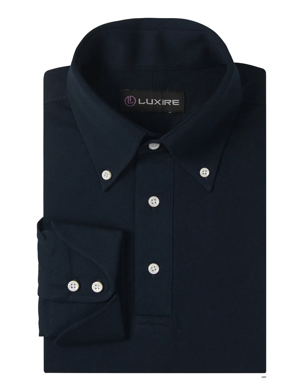Sleek Design Midnight Navy Polo T-shirt