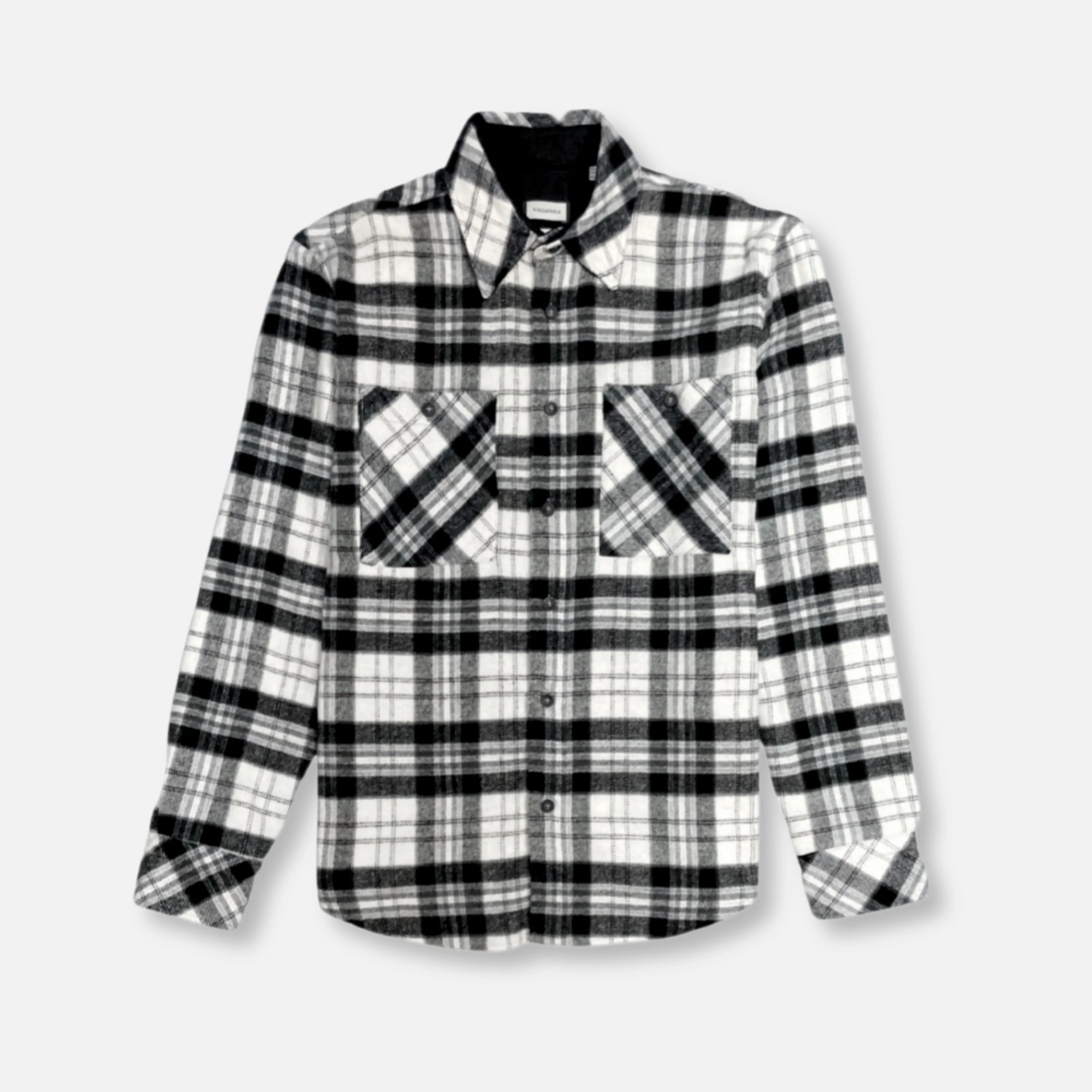 Vino Plaid Flannel Shirt Love Energy Low Care
