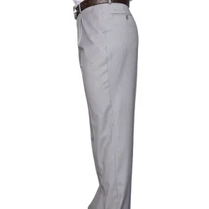 Sophisticated Look Versatile Layer Dubhe Collection: Grey Pleated Wool Pants
