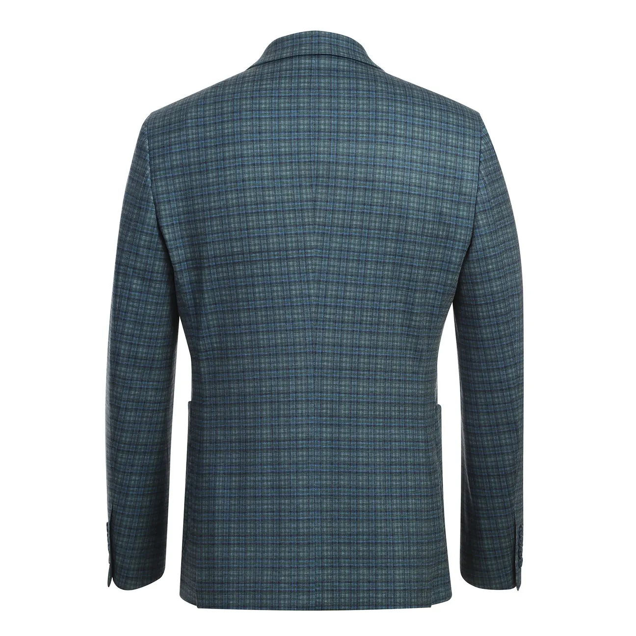 Modular Design AntiStatic Inner Layer Pellagio Green Men's Half Canvas Blazer PS24-12