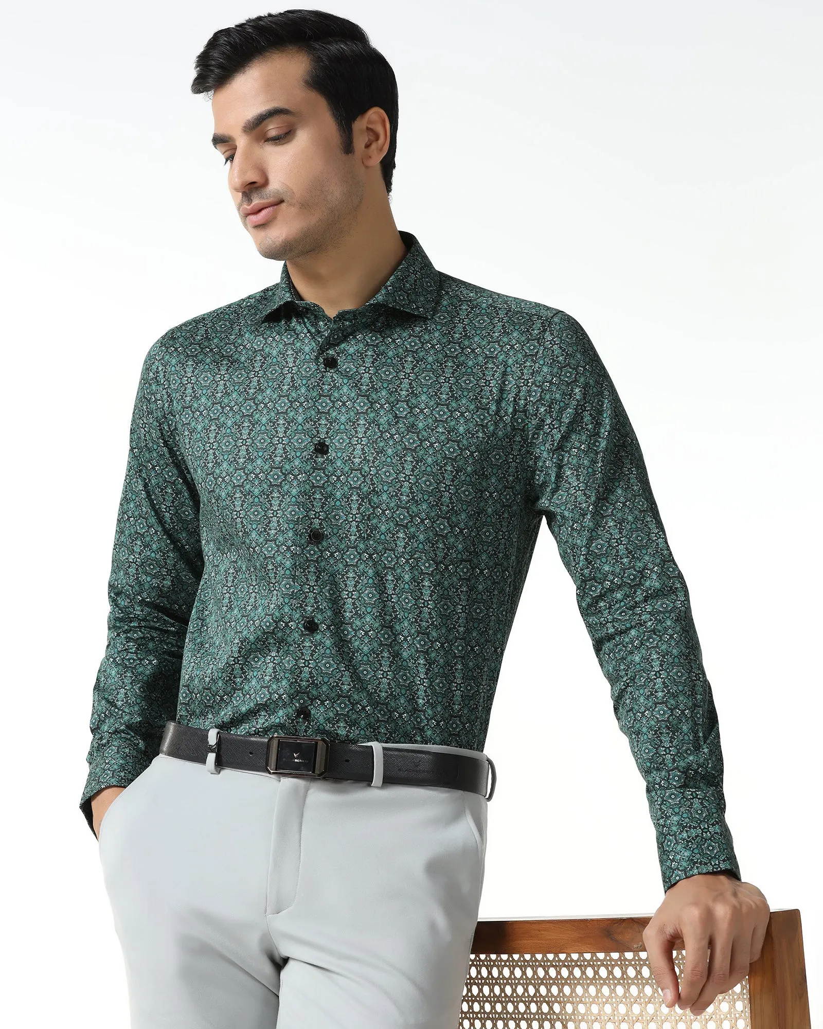 Beetle Printed Shirt - Royce Odor control Layered Design