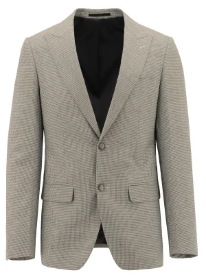 Amalfi Beige Wool Blend Sports Jacket All Weather Protection