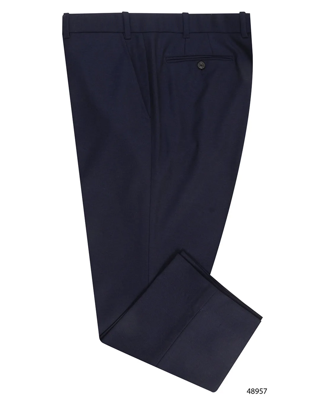 Plus-size option VBC - 4 Ply Tropical Wool: Navy Dress Pant