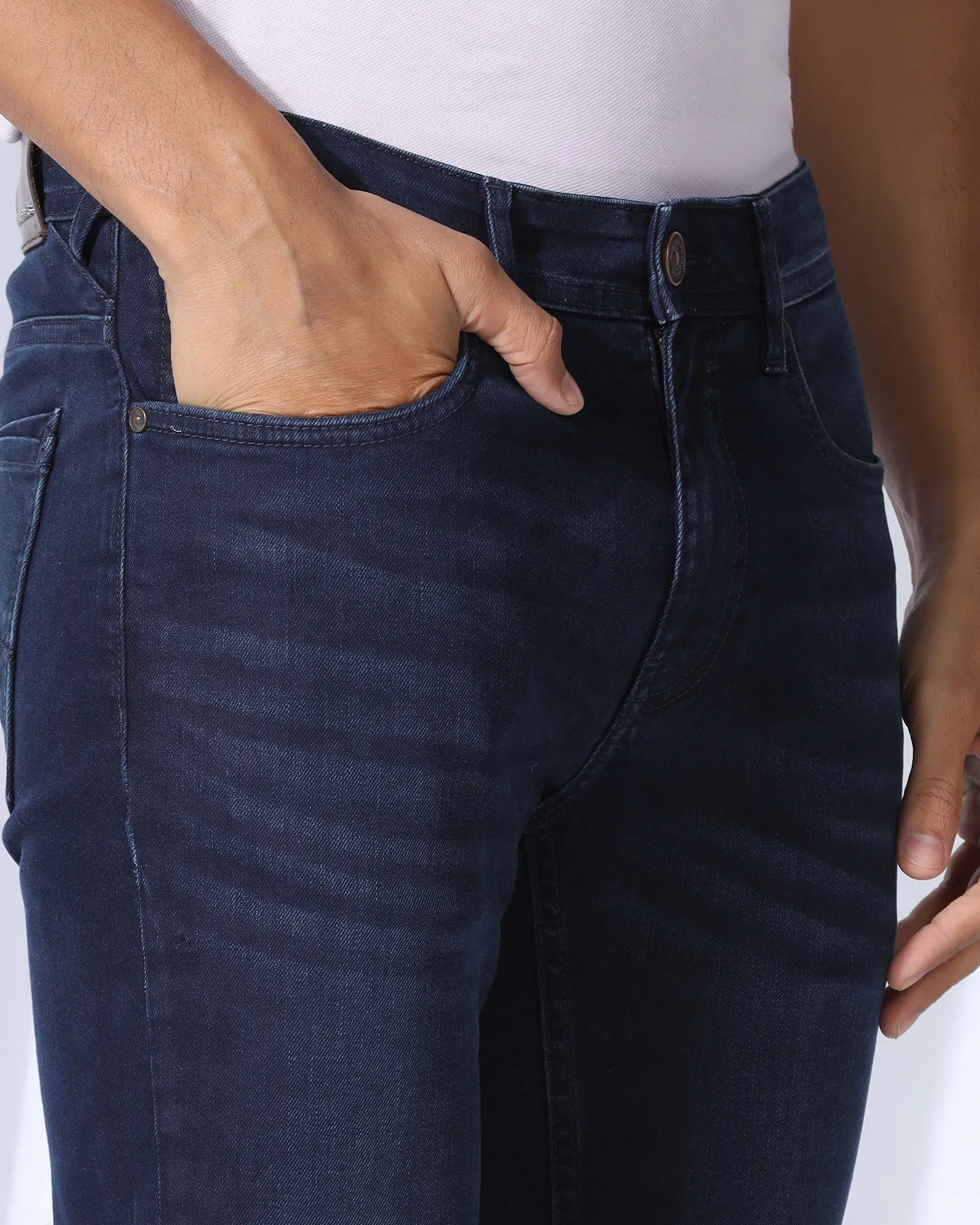 Slim Yonk Fit Indigo Jeans - Darnell Traveler Gear Morning Stroll