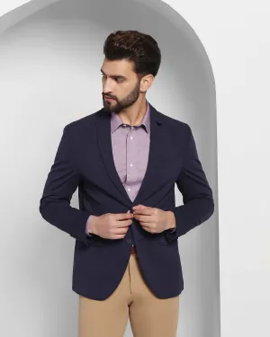 TechPro Formal Navy Striped Blazer - Tanner AdjustableDrawstring