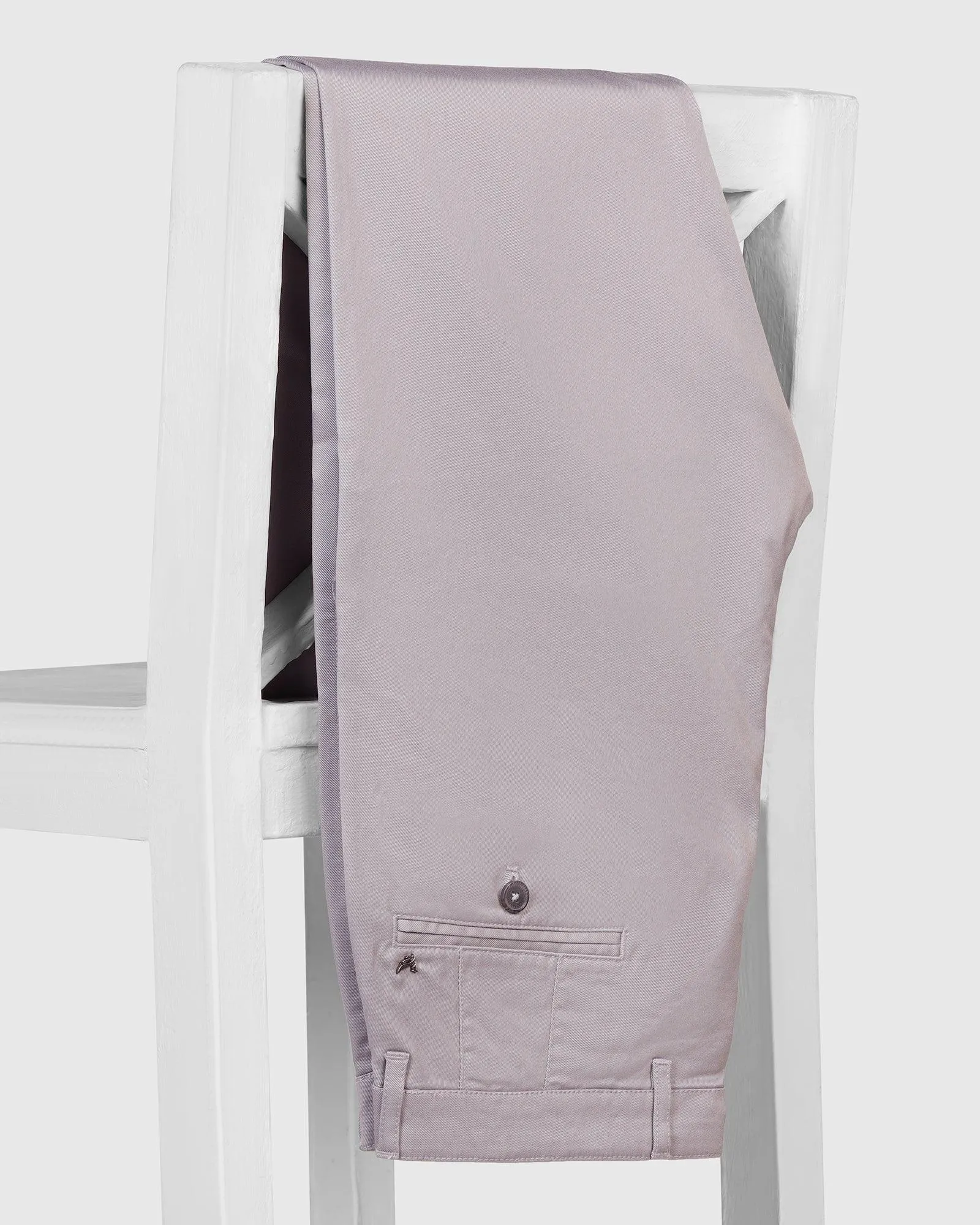 Temp Tech Slim Fit B-91 Casual Grey Solid Khakis - Henry Layered Style