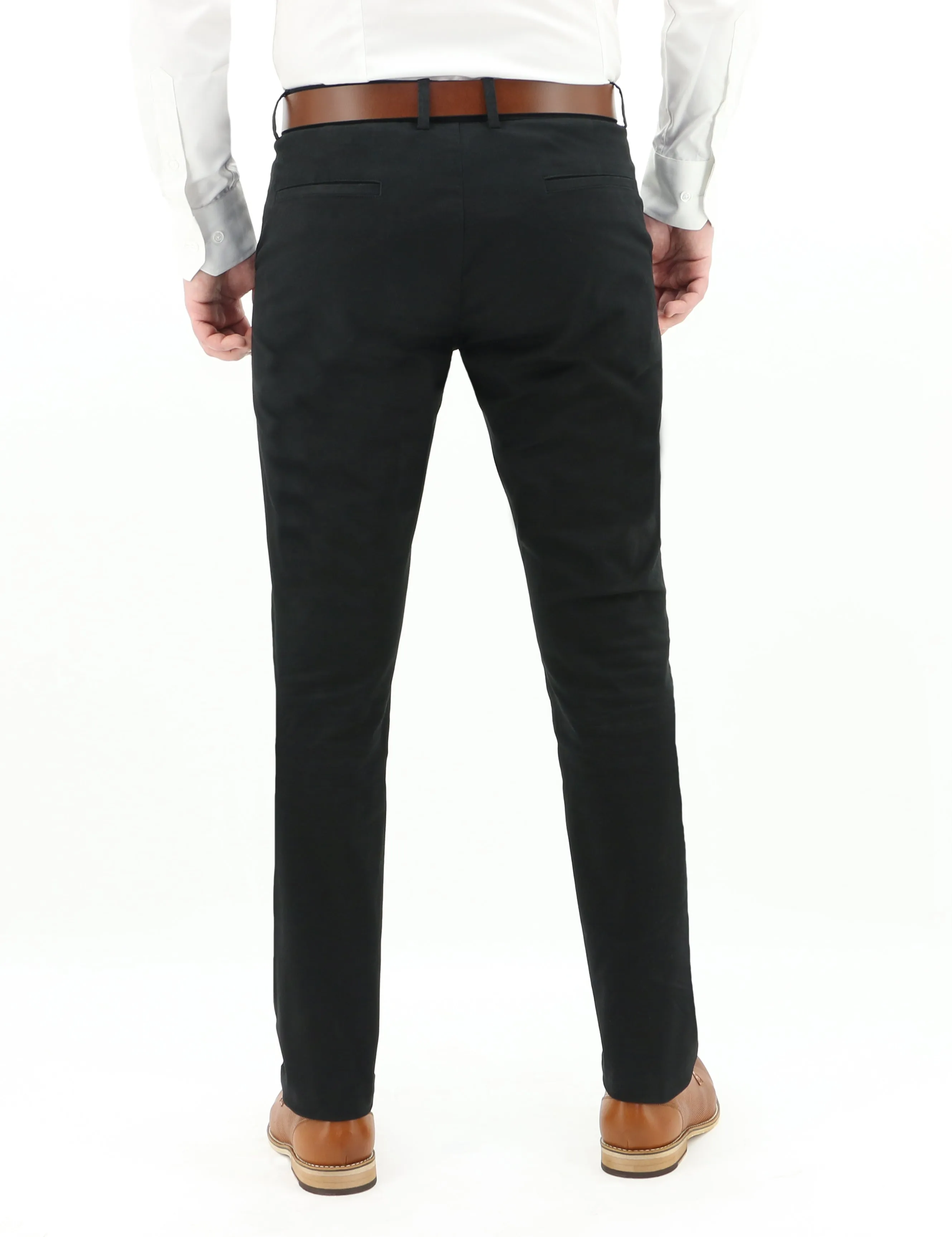 Chill Comfort Black 490 Slim Chino