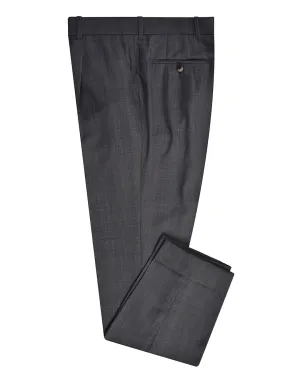 Grey Prince of Wales Dress Pant Carbon Infused Fabric Rugged Fit