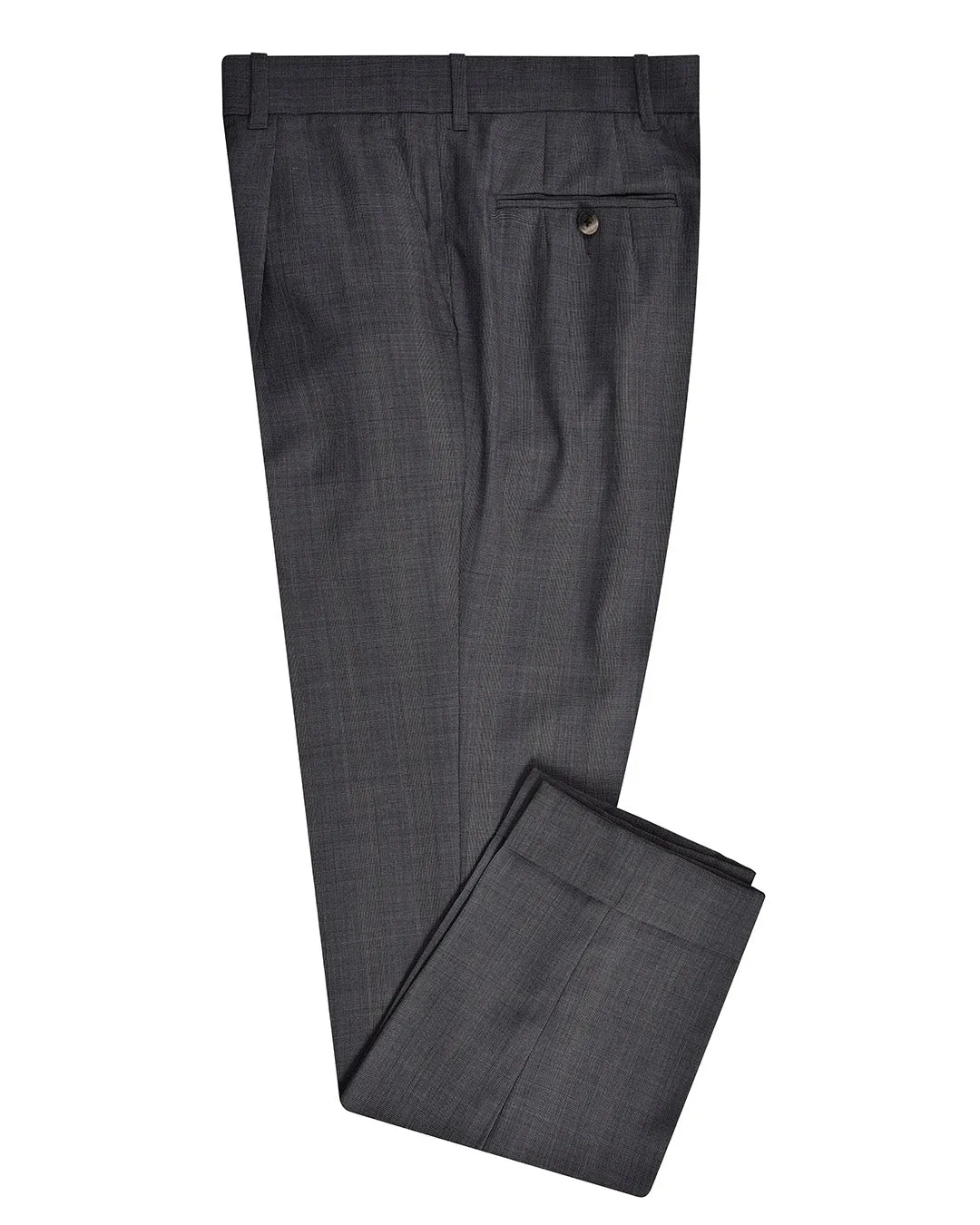 All-day Comfort Soft Interior Grey Prince of Wales Dress Pant
