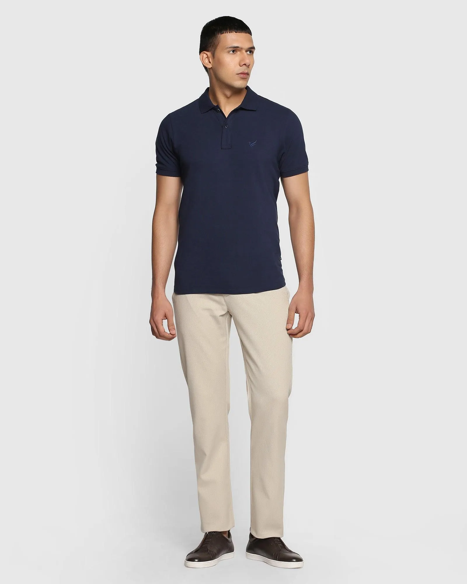 Slim Comfort B-95 Casual Mouse Solid Khakis - Cratis Fitted Style