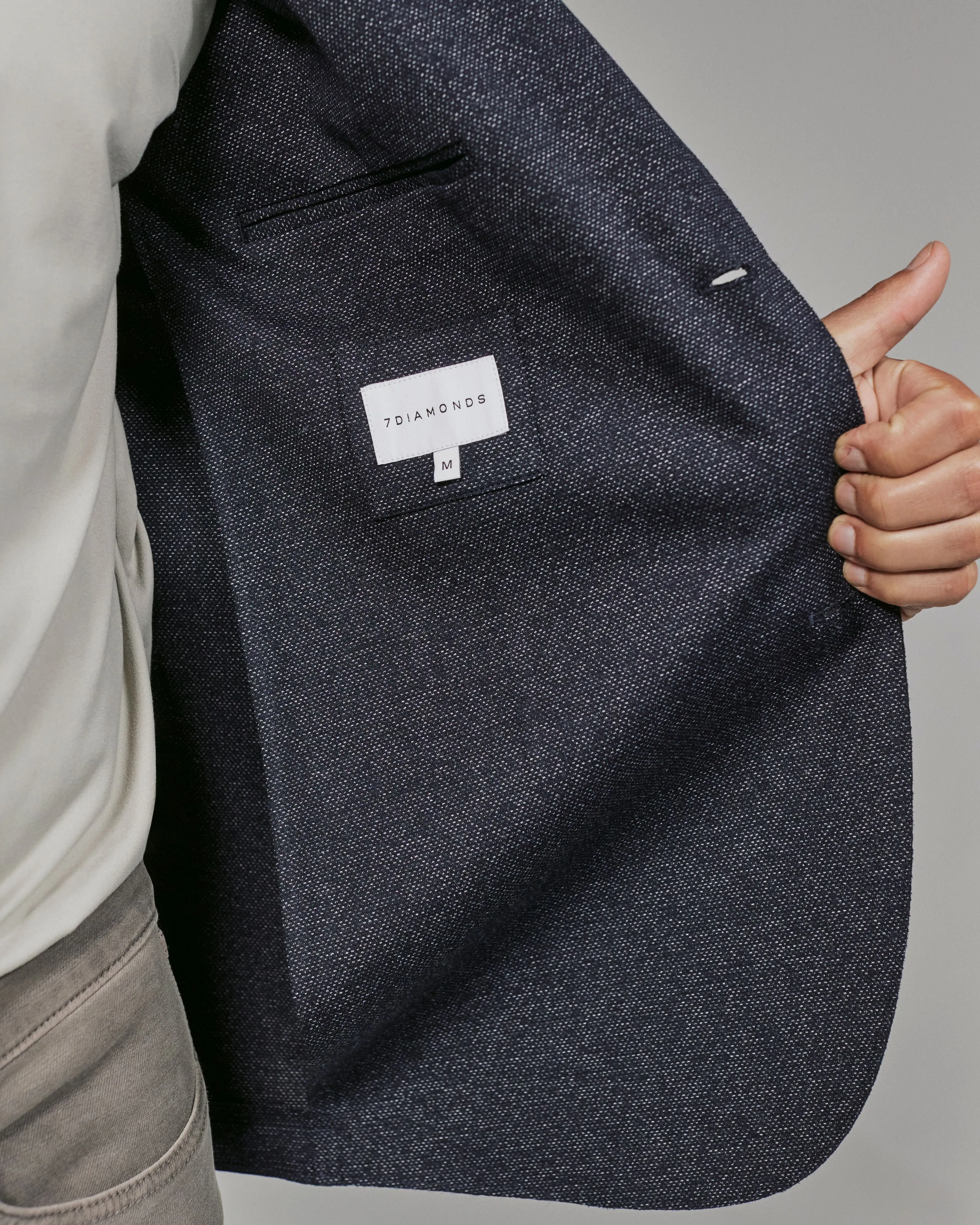 7 Diamonds Penn Blazer Flexible Fit Engineering