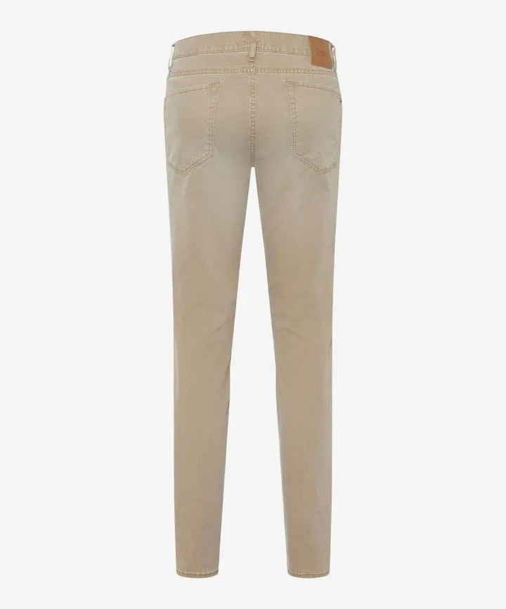 Brax Chuck Dry Color Flex Five Pocket Pant in Cacao Comfy Wardrobe