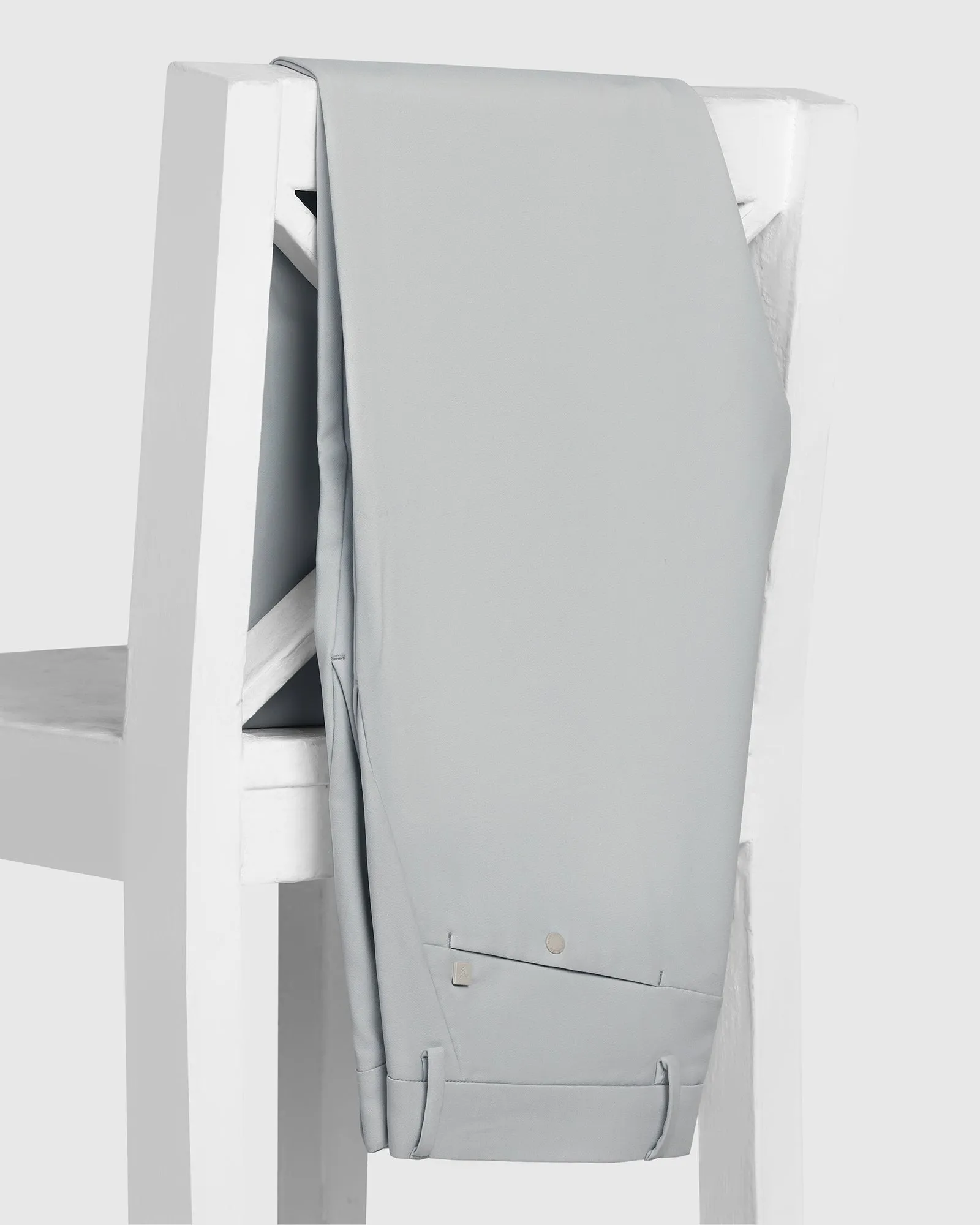 FlexibleMobility TechPro Slim Fit B-91 Casual Grey Solid Khakis - Gary