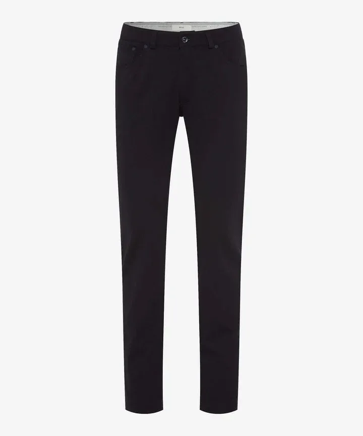 Brax Chuck J Hi Flex Jersey 5-Pocket Pant in Dark Navy AntiSnagZippers