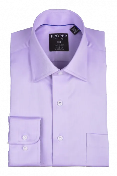 PROPER SHIRTINGS PURPLE CLASSIC FIT REGULAR CUFF P720DD0R-PUR Trendy Outfit