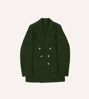 Quilted Stitching Pattern Green Linen Games Blazer Mk. III