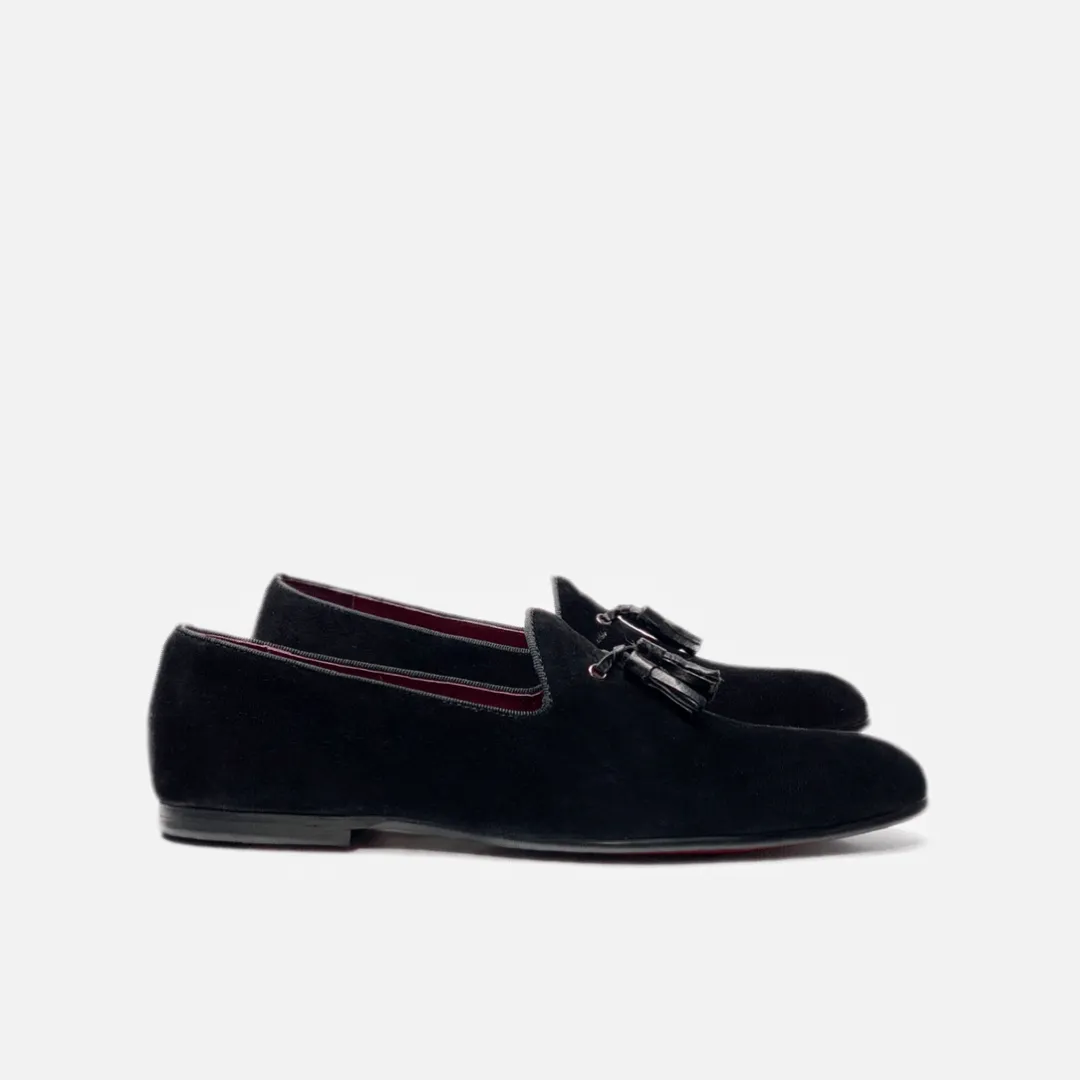 Desire Su??de Tassel Loafers Look Shade