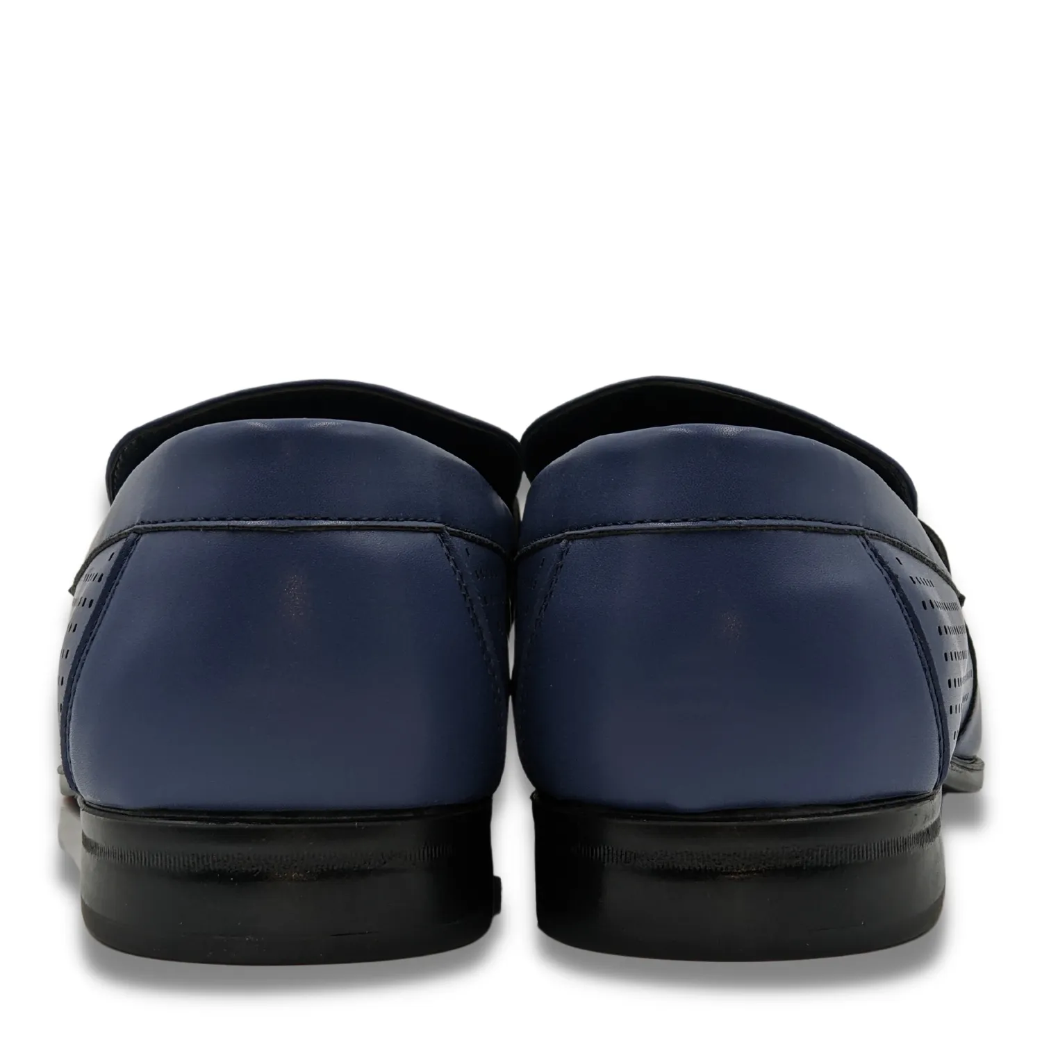 Montique Navy Casual Summer Loafer Shoes S84 All-Season Comfort Wood Lane