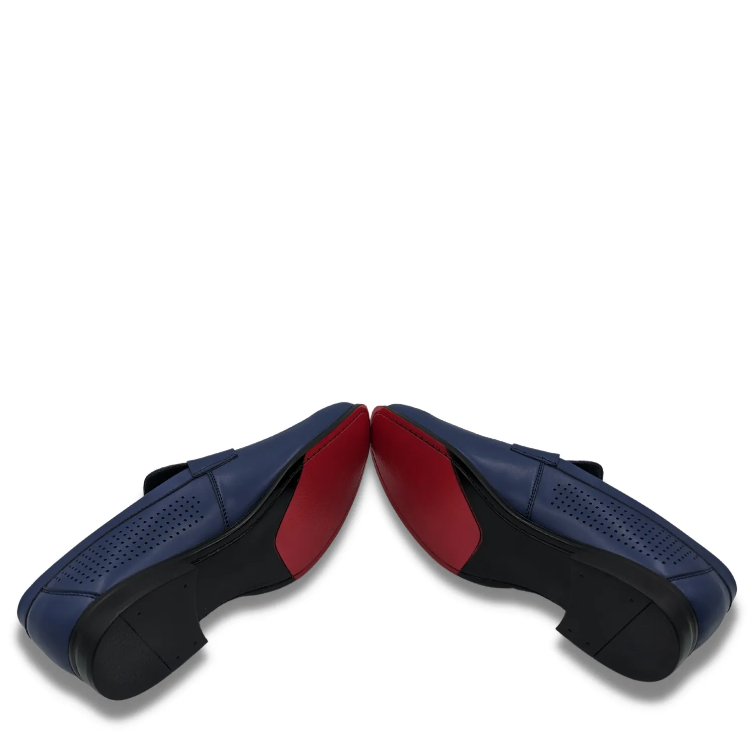 Montique Navy Casual Summer Loafer Shoes S84 Safe Firm