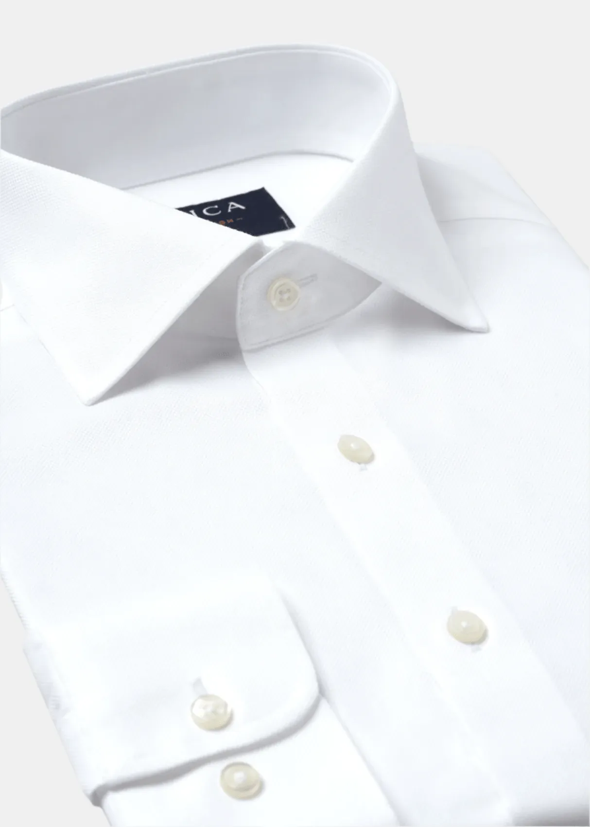Workwear Style Edinburgh Button Cuff White Shirt