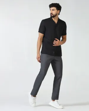 Grey Textured Khakis - Murray Comfort Fit Wear