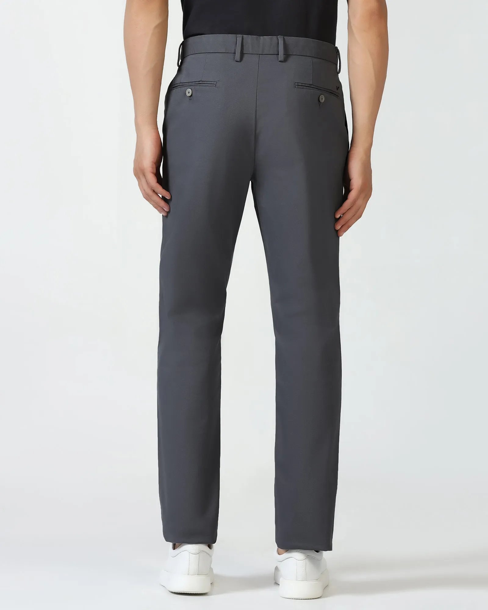 Grey Textured Khakis - Murray LowProfileWaistband Functional Layer