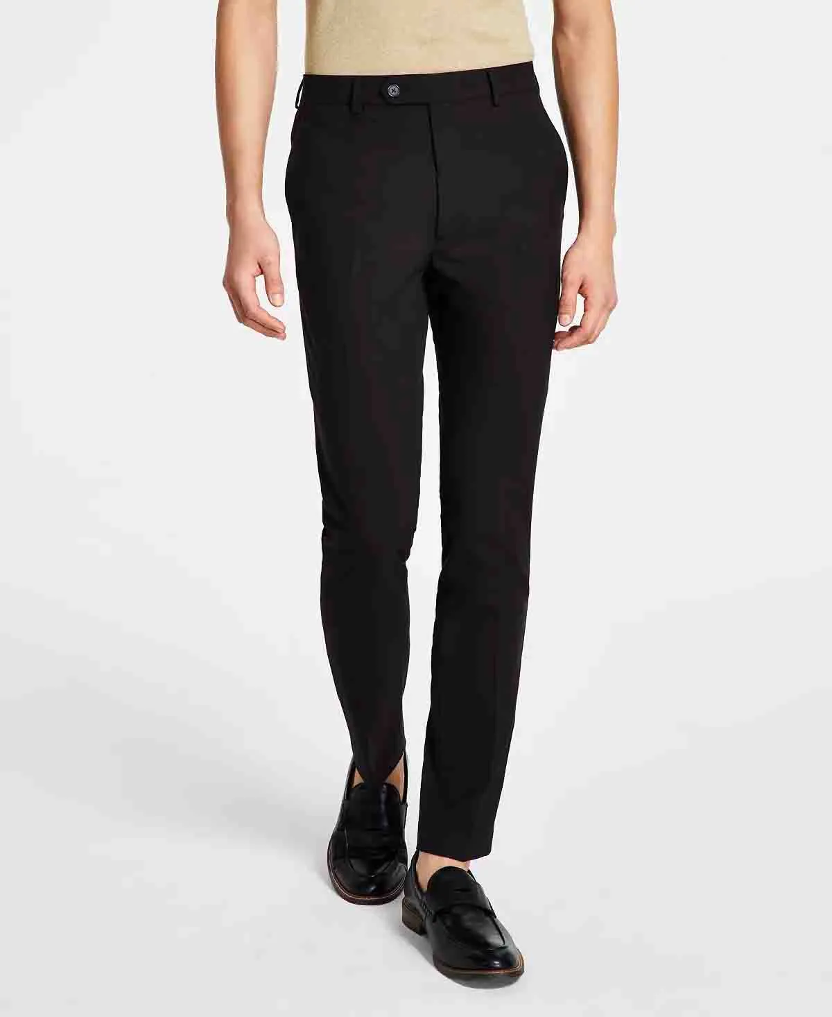 Workwear Calvin Klein Infinite Stretch Skinny-Fit Dress Pants in Black