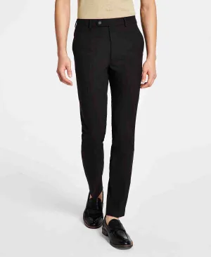 Workwear Calvin Klein Infinite Stretch Skinny-Fit Dress Pants in Black