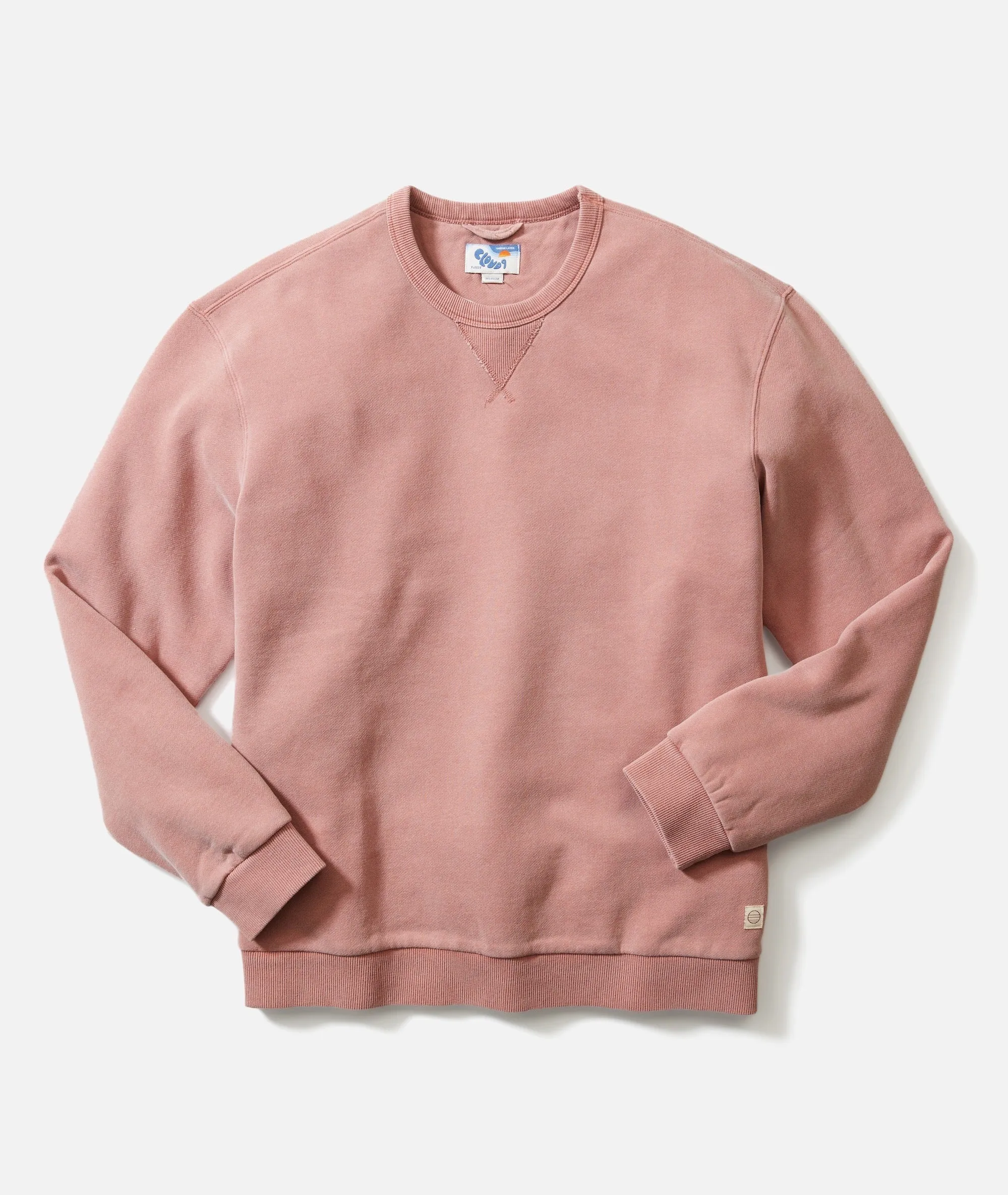 Easy Wash Seasonal Fashion Cloud 9 Fleece Crew - Ash Rose