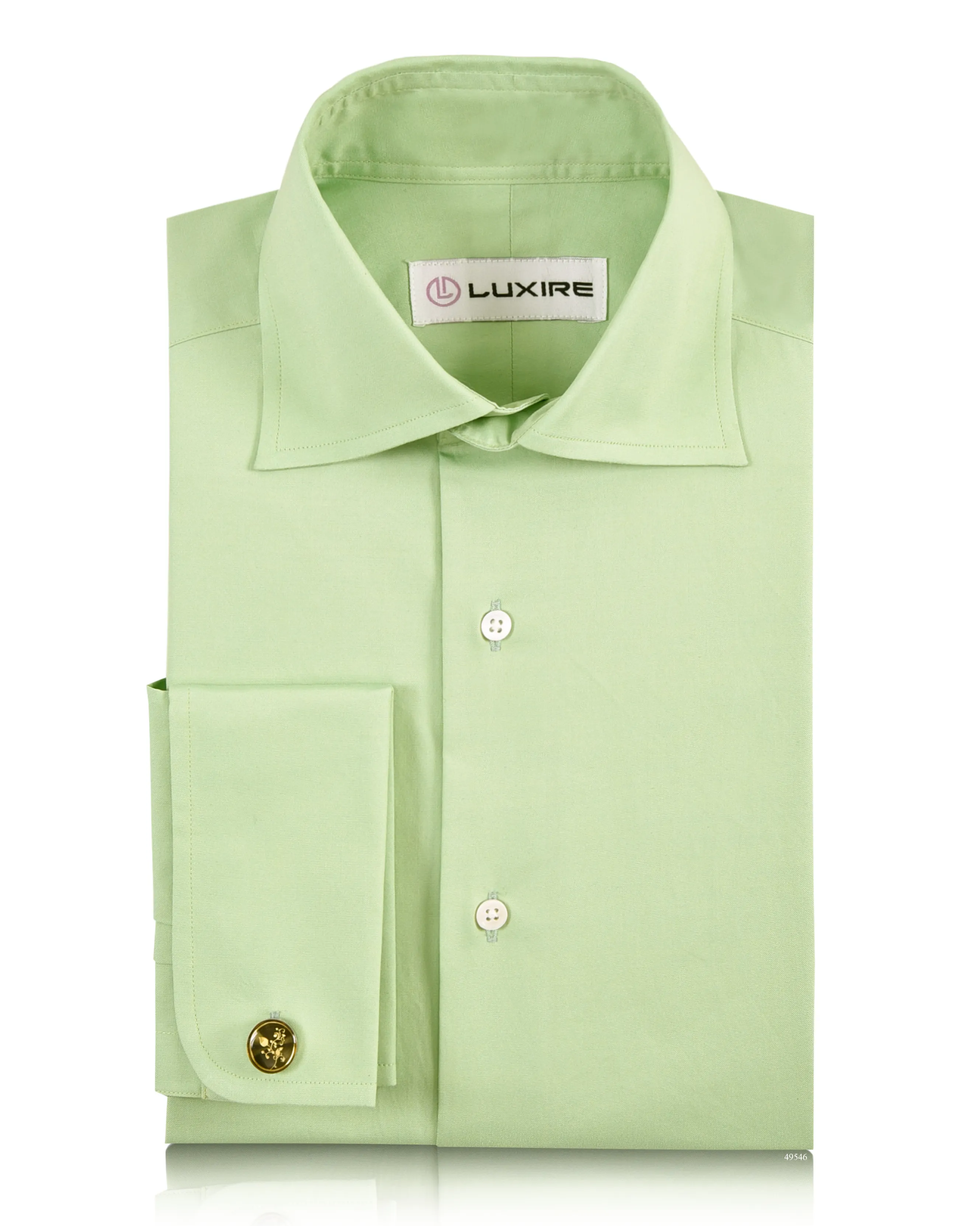 Contemporary Look Corporate Wear Light Green Pinpoint Oxford Shirt