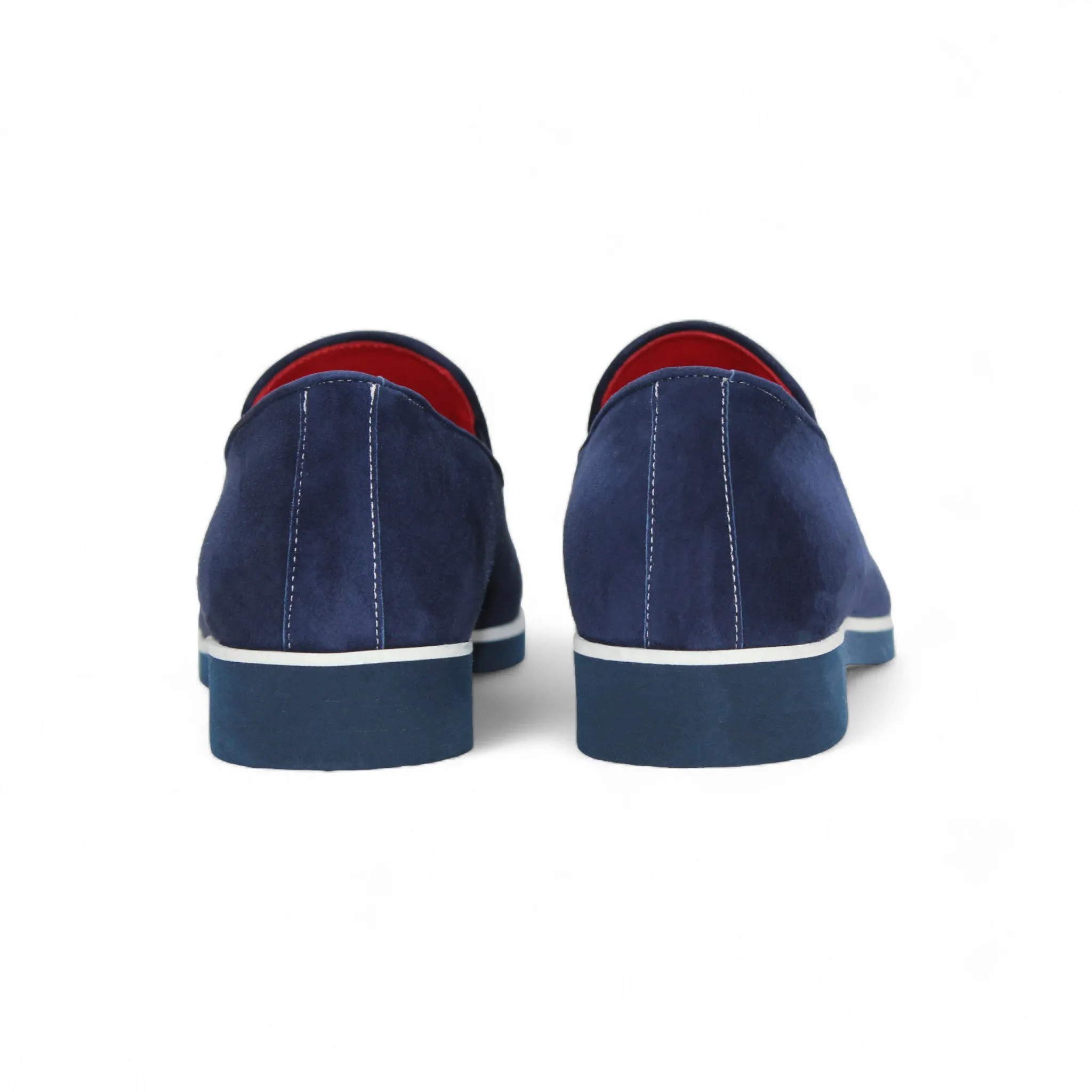 Flexible Outsole Comfortable Emilio Franco "Nino II" Navy Loafer