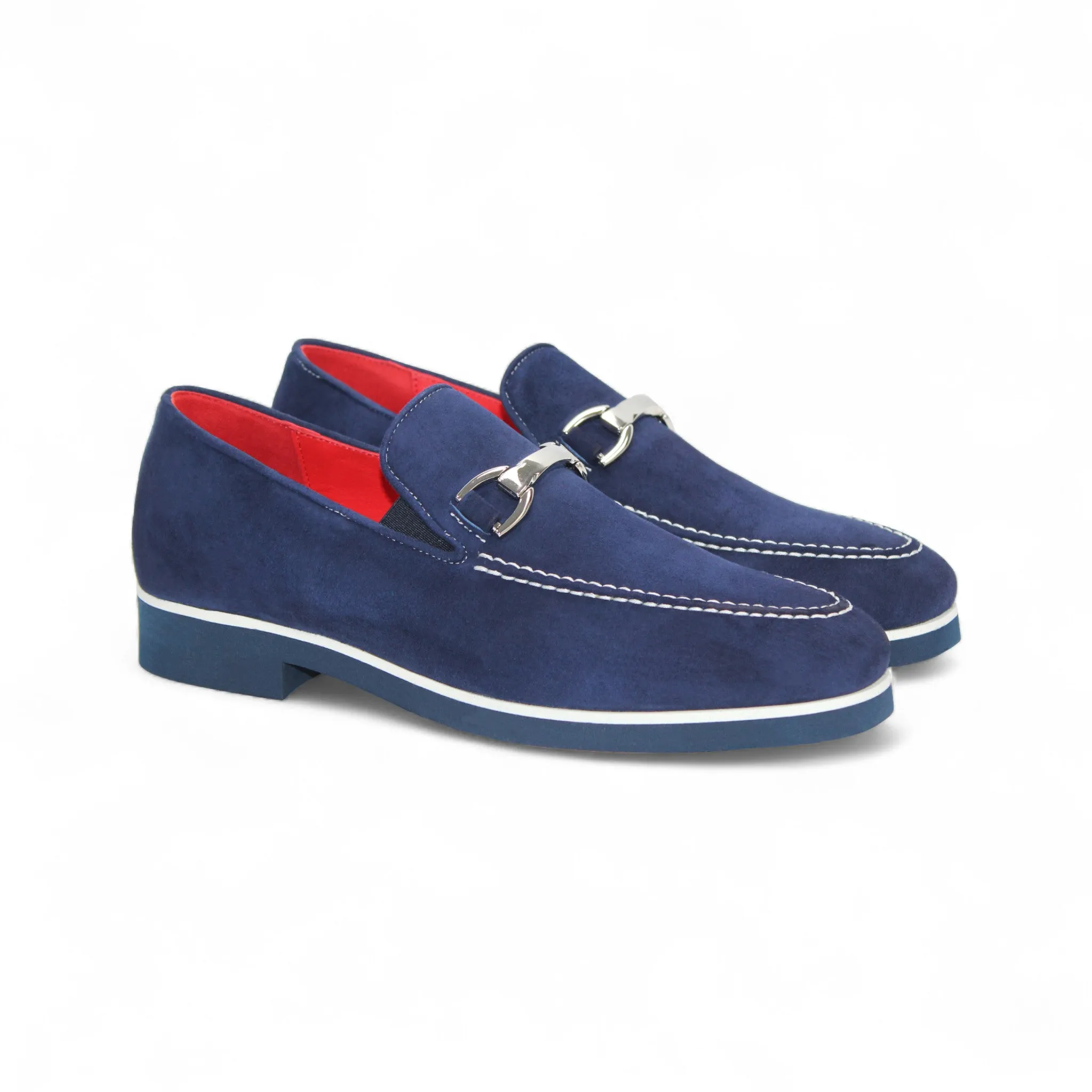 Air Dry Emilio Franco "Nino II" Navy Loafer