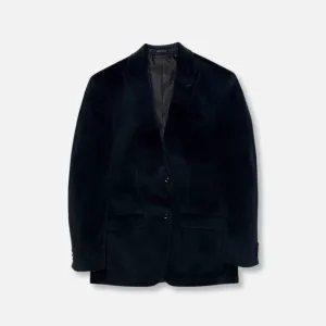 Sean Velvet Blazer Relaxed Fit Structure Pocket Details