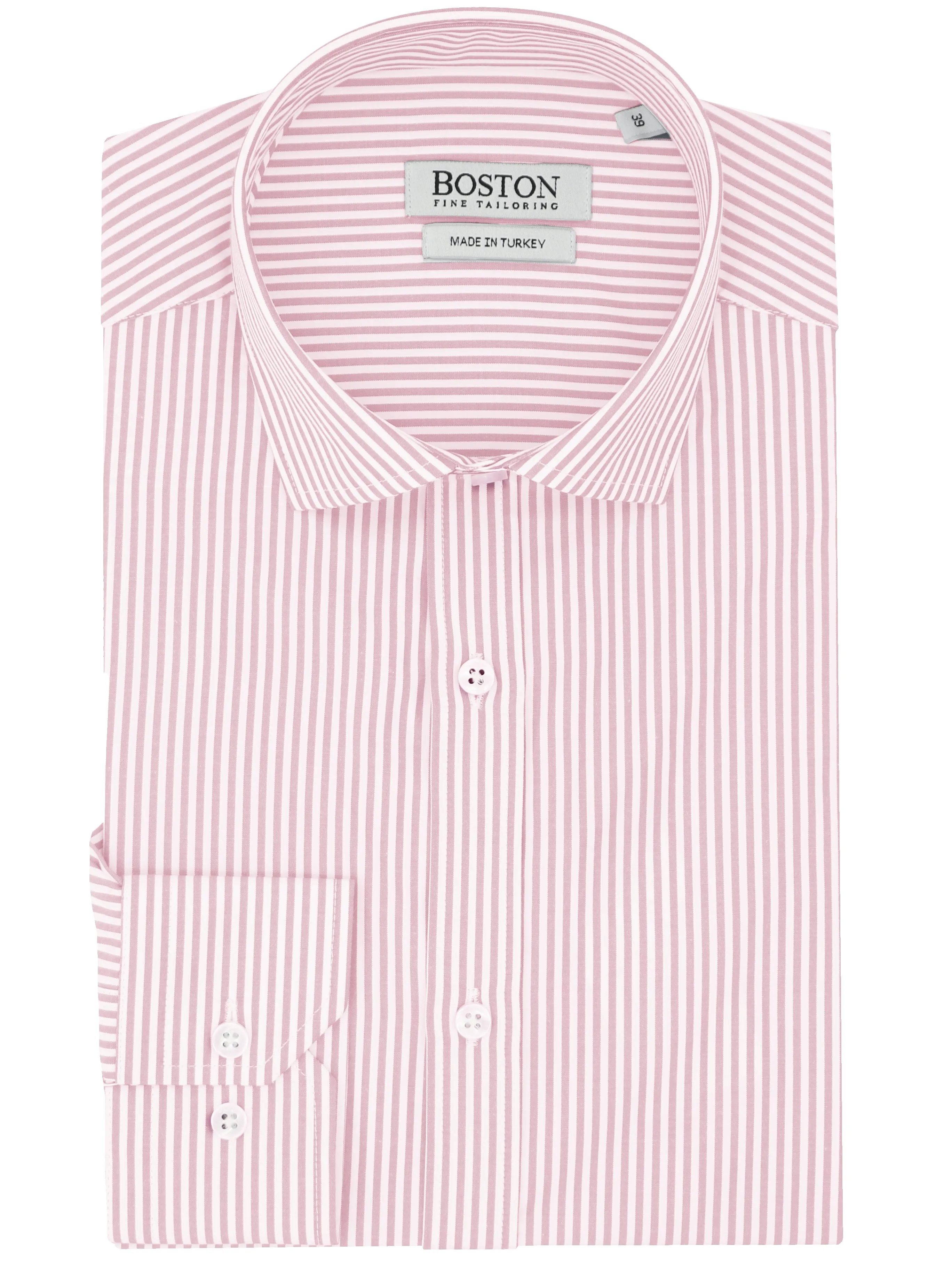 Liberty Business Pink Striped Shirt Modern Look