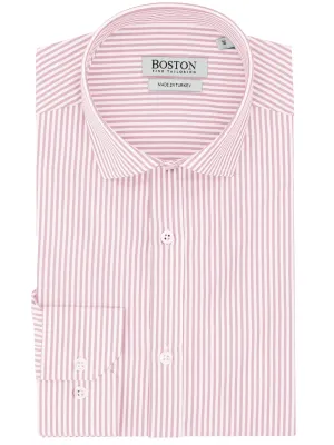 fade resistant color Liberty Business Pink Striped Shirt