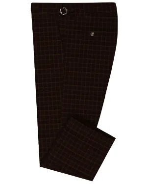 Drapers Brown Macro Checks Pants Breathable Motion