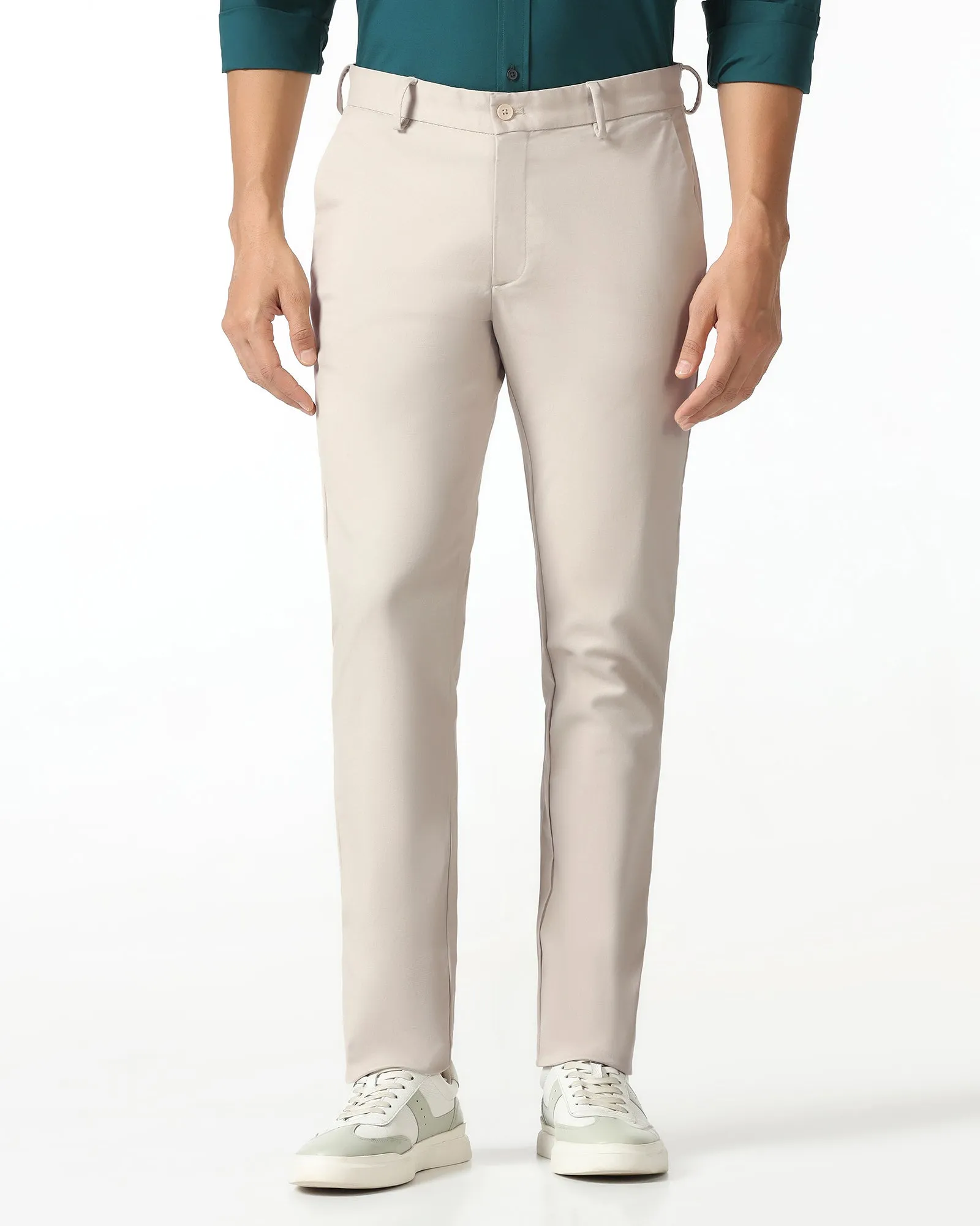 Beige Textured Khakis - Murray Quick Dry Wear