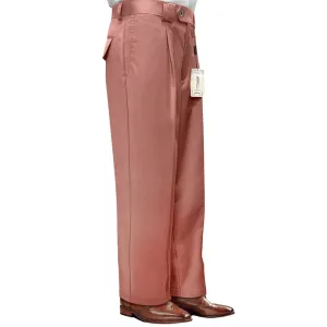 Versatile Wearable Easy Stretch Centauri Collection: Mauve Wide-Leg Pants