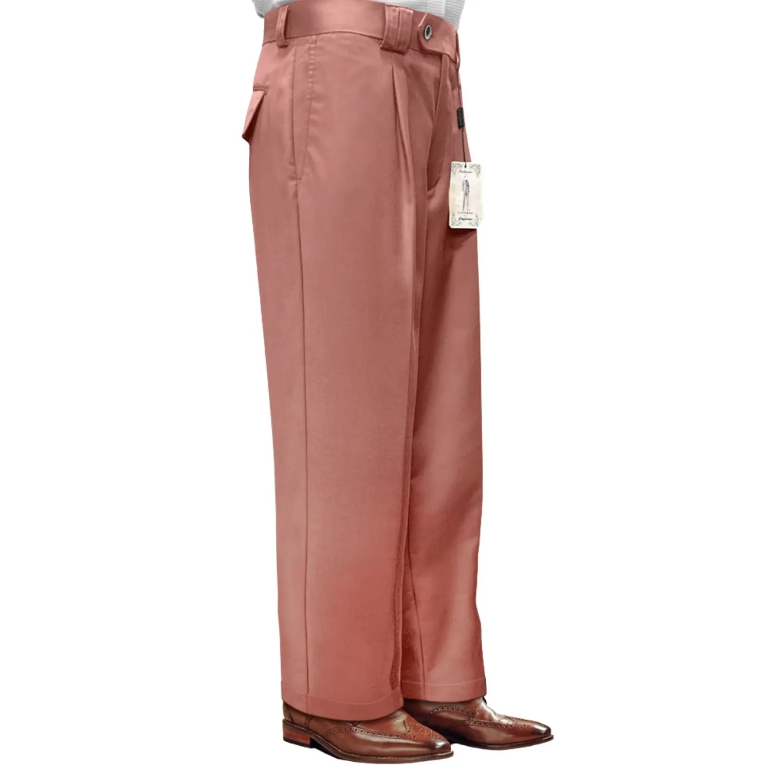 Timeless Look SmoothZipClosure Centauri Collection: Mauve Wide-Leg Pants