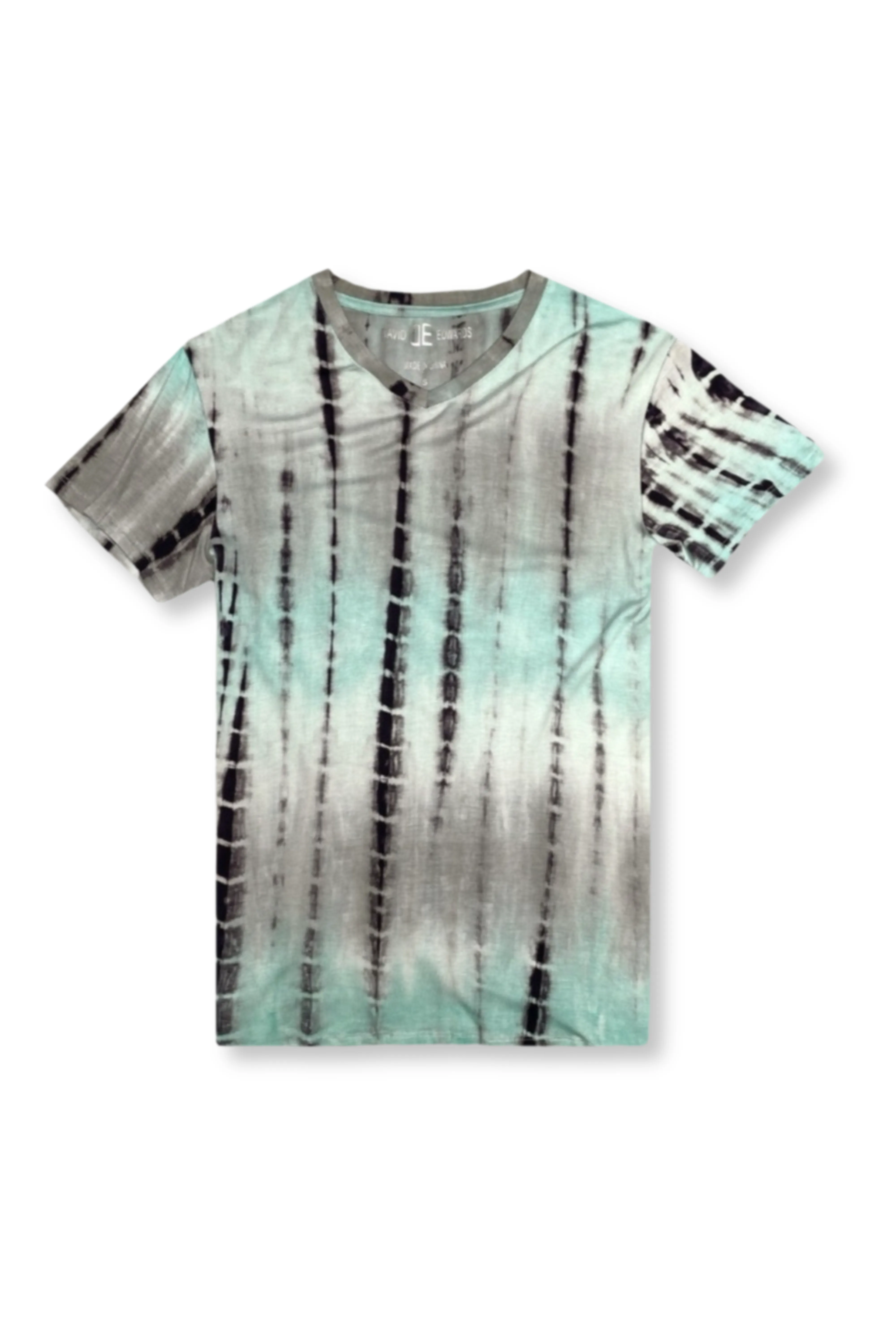 Durham V-neck Tie-Dye T-Shirt Trendy Layering Wide Neck Opening