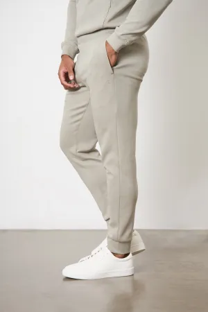Interlock Sweat Jogger in Smoky Sage Twill Weave Texture